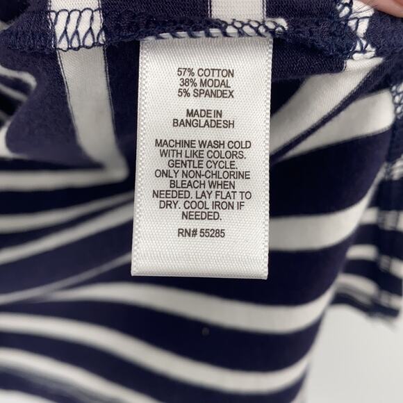 Express Women's Black & White Stripe Short Sleeve T-Shirt Dress Size XS - Picture 8 of 11